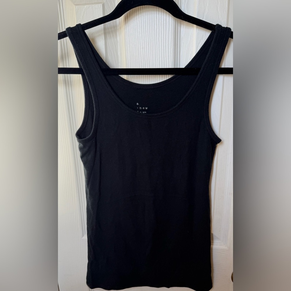 a new day Black Scoop Neck Tank Top